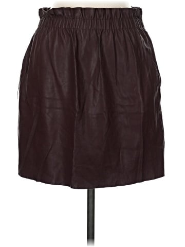 Zara Faux Leather Skirt (view 1)