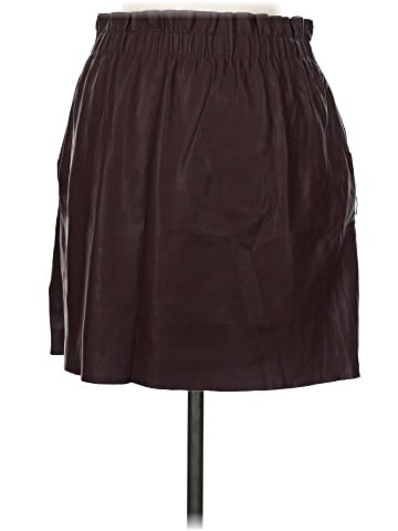 Zara Faux Leather Skirt (view 2)