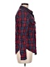 Forever 21 100% Cotton Plaid Red Long Sleeve Button-Down Shirt Size M - photo 4