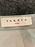 Sandro 100% Cotton Gray Short Sleeve Blouse Size Sm (1) - photo 7
