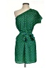 Ophelia 100% Polyester Chevron-herringbone Green Casual Dress Size S - photo 1