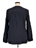 Gap Outlet Polka Dots Blue Long Sleeve Blouse Size XL - photo 2