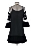 Alexander Wang 100% Wool Graphic Black Cocktail Dress Size S (estimated) - photo 2