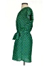 Ophelia 100% Polyester Chevron-herringbone Green Casual Dress Size S - photo 5