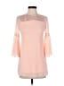 Ally B 100% Polyester Pink 3/4 Sleeve Blouse Size 8 - photo 1