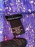 Moda International 100% Polyester Paisley Blue Cocktail Dress Size M - photo 7