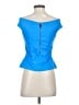Ted Baker London Blue Short Sleeve Top Size 4 (1) - photo 2