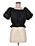 EMS Black Short Sleeve Blouse One size - photo 1