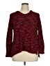 Ruby Rd. 100% Polyester Tweed Red Pullover Sweater Size XL - photo 1