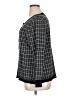Nina Leonard Checkered-gingham Black Cardigan Size XL - photo 5