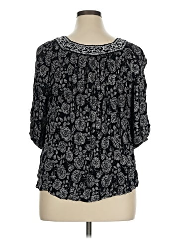 Caffé Marrakesh 3/4 Sleeve Blouse (view 2)