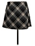 Express Design Studio Argyle Black Casual Skirt Size 4 - photo 2