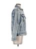 Honey Punch Graphic Blue Denim Jacket Size M - photo 4
