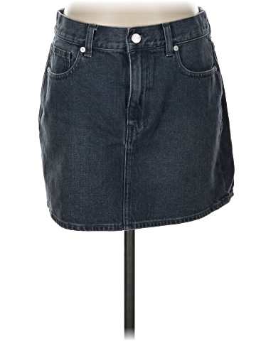 Madewell Denim Mini Skirt in Hodgeman Wash (view 1)