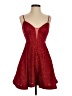 Speechless Hearts Red Cocktail Dress Size 1 - photo 1