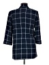 Express 100% Polyester Plaid Blue Coat Size M - photo 2