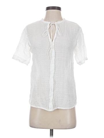 Sandro Short Sleeve Blouse (view 1)