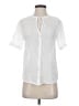 Sandro White Short Sleeve Blouse Size Sm (1) - photo 1