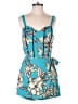Band of Gypsies 100% Polyester Tropical Teal Romper Size M - photo 1