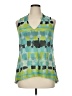 Johnny Heaven Green Sleeveless Blouse Size XL - photo 1
