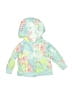 Carter's 100% Cotton Tropical Blue Zip Up Hoodie 6-9 MO / 9 MO - photo 1