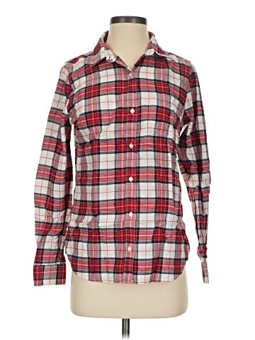 Banana Republic Factory Store Long Sleeve Button-Down Shirt (view 1)
