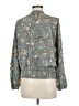 Easel 100% Rayon Green Long Sleeve Blouse Size M - photo 2
