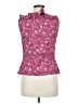 Chaps 100% Cotton Pink Sleeveless Blouse Size 6 - photo 2