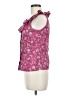 Chaps 100% Cotton Pink Sleeveless Blouse Size 6 - photo 5