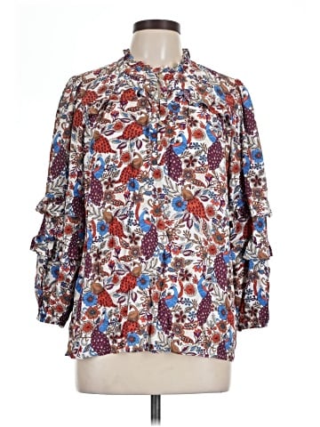 Ann Taylor LOFT 3/4 Sleeve Blouse (view 1)