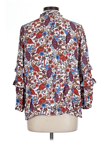Ann Taylor LOFT 3/4 Sleeve Blouse (view 2)