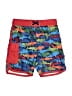 Lands' End 100% Polyester Red Board Shorts Size 4 - photo 1