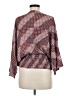 Heyson 100% Rayon Burgundy 3/4 Sleeve Blouse Size M - photo 2