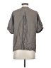 Odille 100% Rayon Gray Short Sleeve Blouse Size S - photo 2