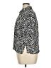 Zara Animal Print Silver Short Sleeve Blouse Size XL - photo 5