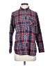 J.Jill 100% Cotton Plaid Red Long Sleeve Button-Down Shirt Size S - photo 1