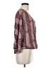 Heyson 100% Rayon Burgundy 3/4 Sleeve Blouse Size M - photo 4