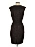 Julio 100% Polyester Tweed Brown Cocktail Dress Size 4 - photo 2