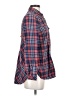 J.Jill 100% Cotton Plaid Red Long Sleeve Button-Down Shirt Size S - photo 4
