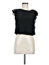 Cleobella 100% Rayon Black Short Sleeve Top Size M - photo 1