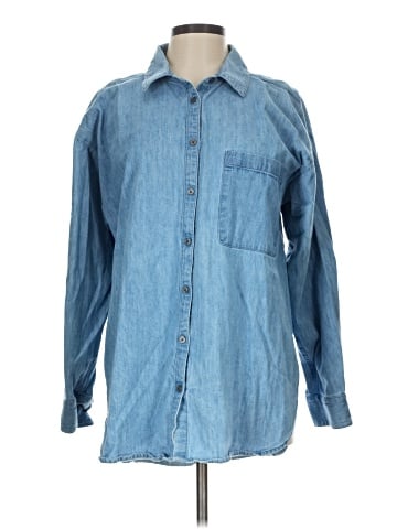 Ann Taylor LOFT Long Sleeve Button-Down Shirt (view 1)