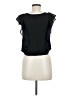 Cleobella 100% Rayon Black Short Sleeve Top Size M - photo 2