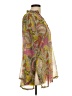 Travelsmith 100% Polyester Paisley Yellow Long Sleeve Blouse Size L - photo 4