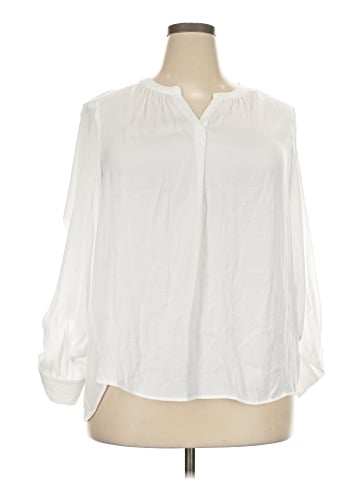 Simply Vera Vera Wang 3/4 Sleeve Blouse (view 1)