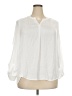 Simply Vera Vera Wang 100% Polyester White 3/4 Sleeve Blouse Size XXL - photo 1