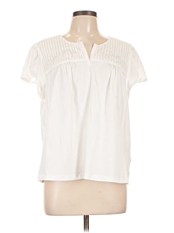Lands' End Short Sleeve Blouse (view 1)
