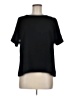 Topshop 100% Polyester Black Short Sleeve Top Size 6 - photo 1