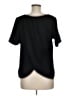 Topshop 100% Polyester Black Short Sleeve Top Size 6 - photo 2
