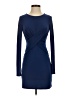 Forever 21 Solid Blue Cocktail Dress Size S - photo 1