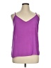 ELOQUII 100% Polyester Purple Sleeveless Blouse Size 16 Plus - photo 1